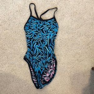 Cute reversible one piece bathing suit